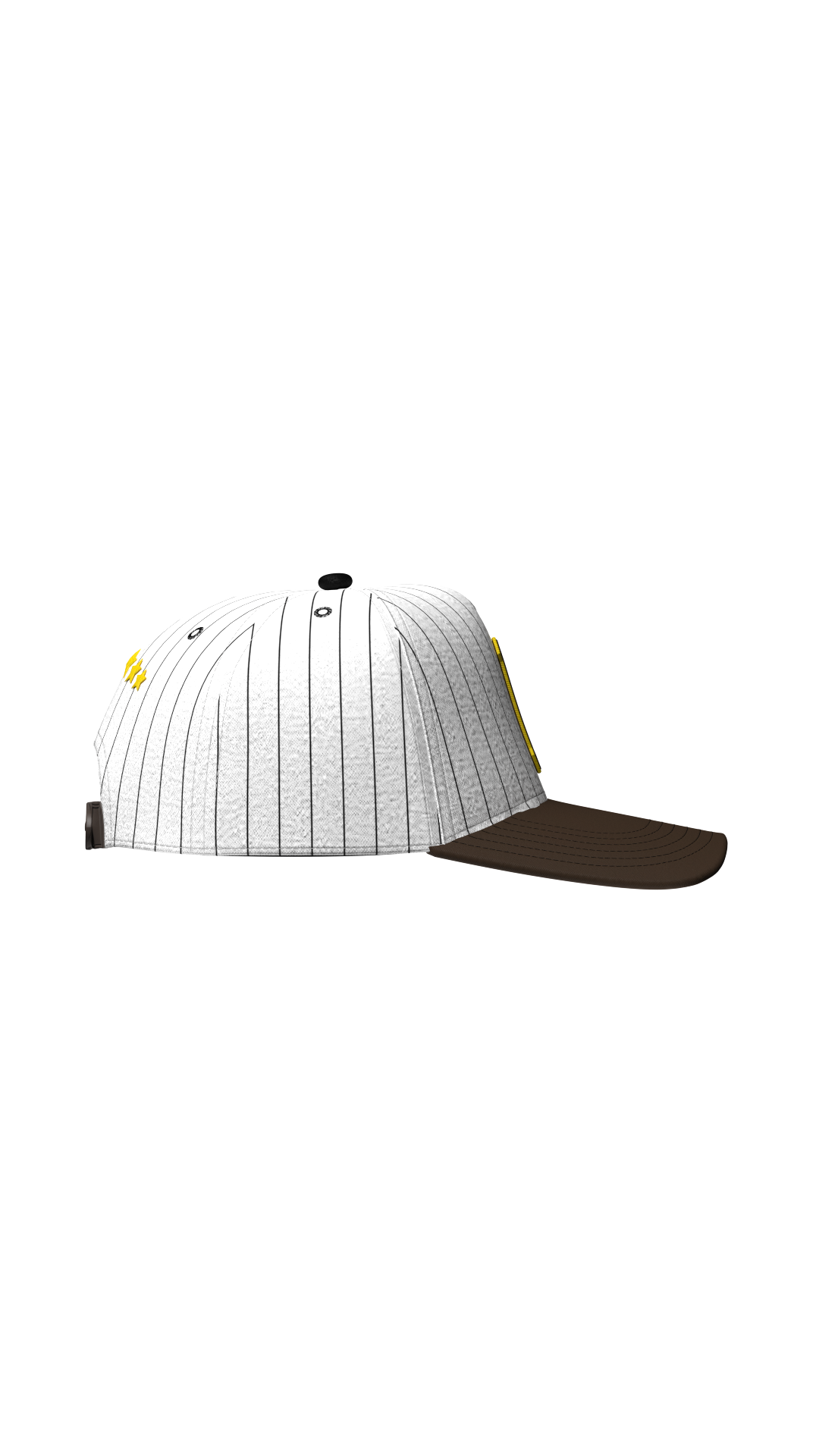 The Owtlaws Pinstripe Snapback – Whiteout Edition