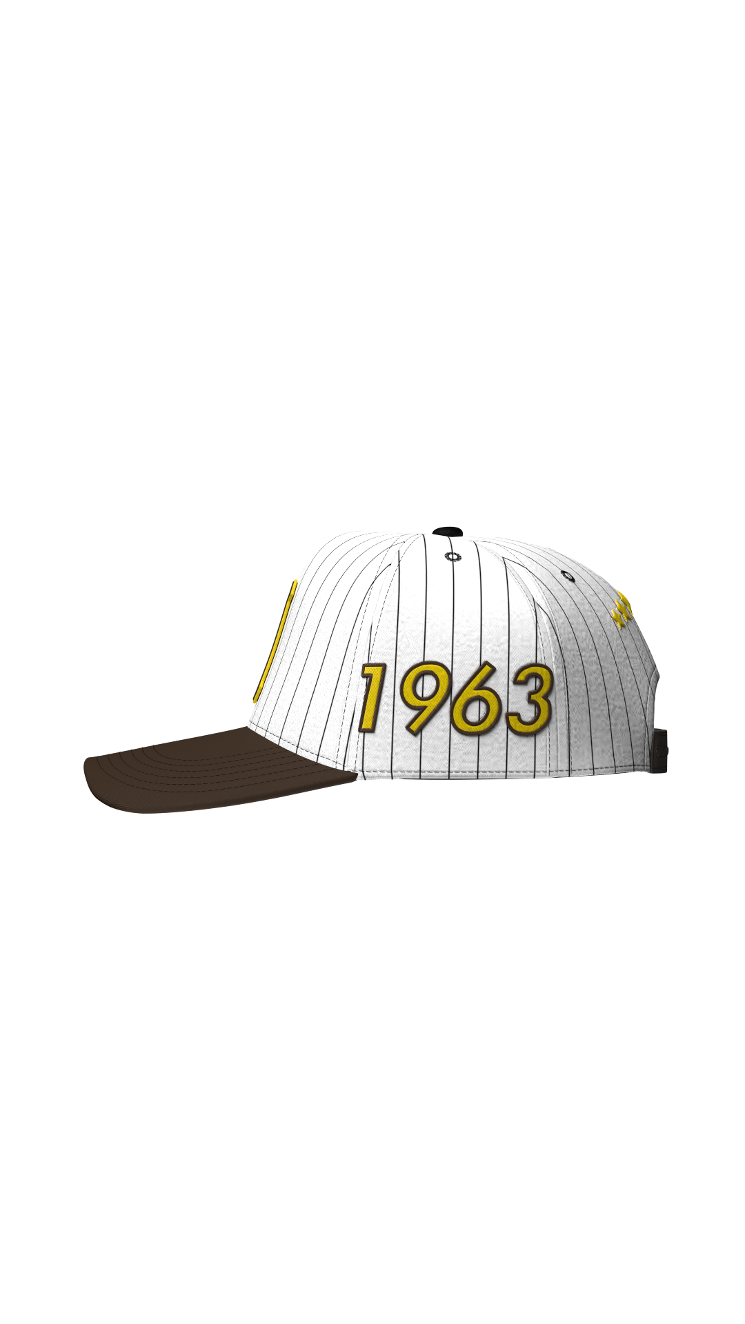 The Owtlaws Pinstripe Snapback – Whiteout Edition