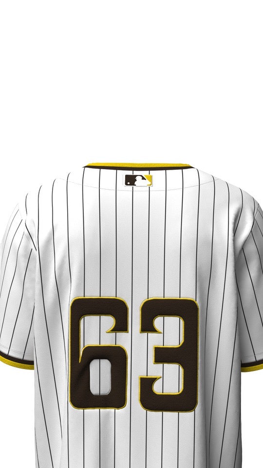 Owtlaws Pinstripe Jersey – WHITEOWT – alternate view