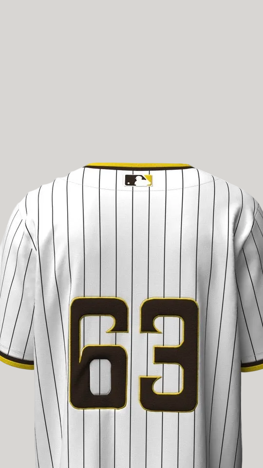 Owtlaws Pinstripe Jersey – WHITEOWT – alternate view