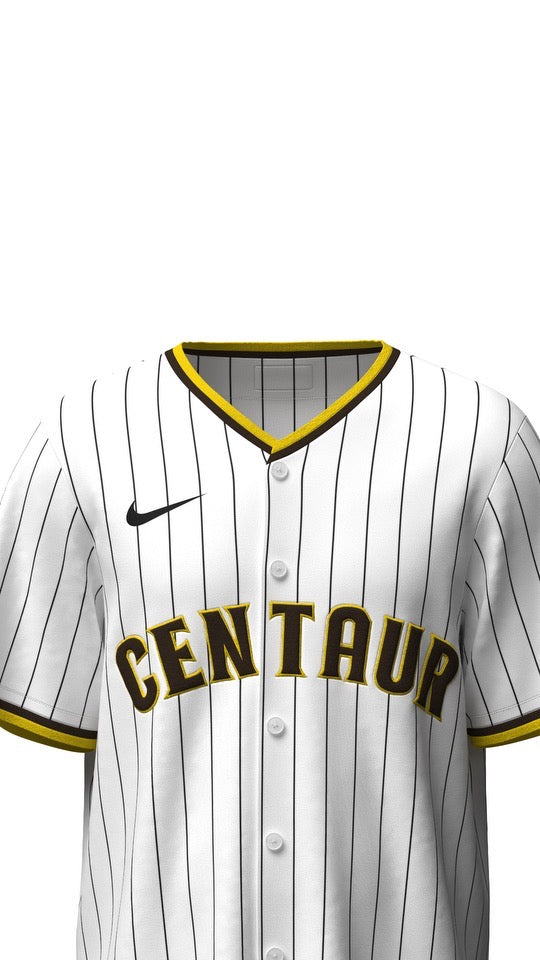 Owtlaws Pinstripe Jersey – WHITEOWT – side view