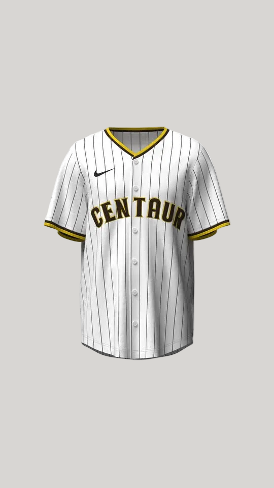 Owtlaws Pinstripe Jersey – WHITEOWT – front view