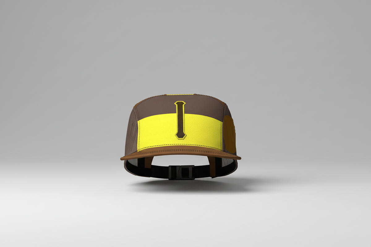 Owtlaws Rustic Snapback – Brown – front view