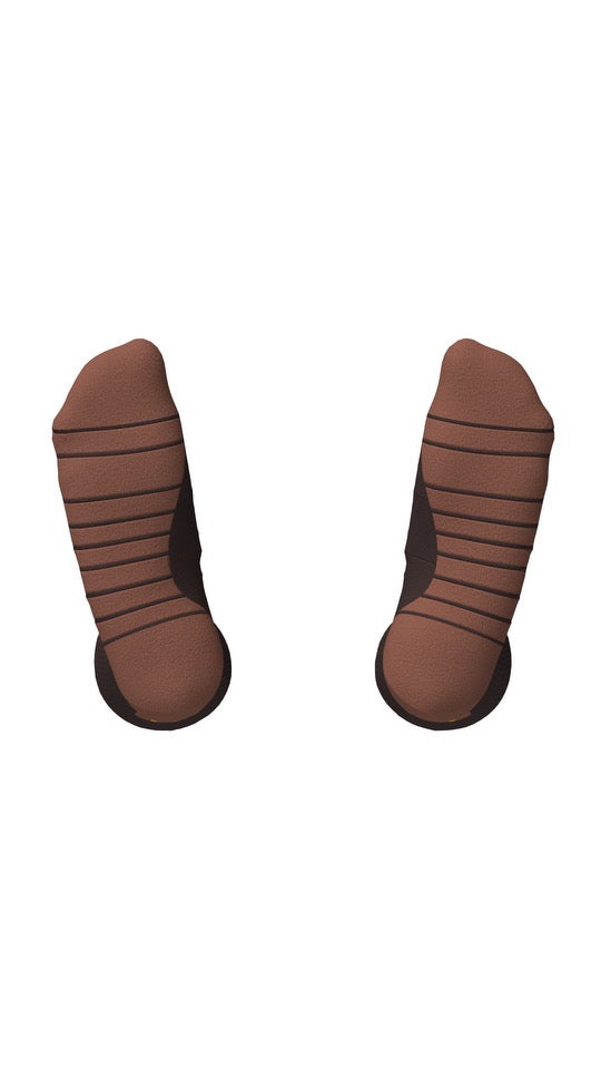 Brown and Gold Socks