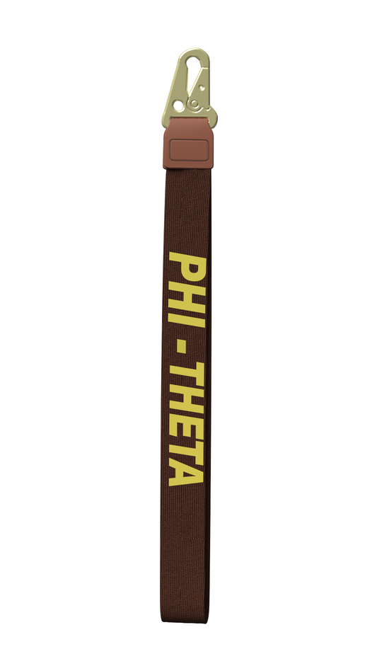 The Owtlaws Industrial Strap Keychain – Yellow Label